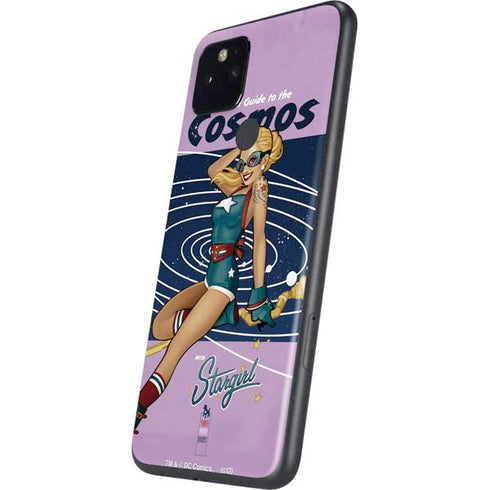DC Comics Bombshells Stargirl- Field Guide to Cosmos Google Pixel 5 Skin